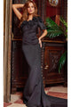 Jovani 24279 - Asymmetric Trumpet Evening Dress - Prom