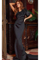 Jovani 24279 - Asymmetric Trumpet Evening Dress - Prom