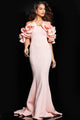 Jovani 24280 - Elegant Off-Shoulder Evening Gown with Ruffles - Prom