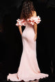 Jovani 24280 - Elegant Off-Shoulder Evening Gown with Ruffles - Prom