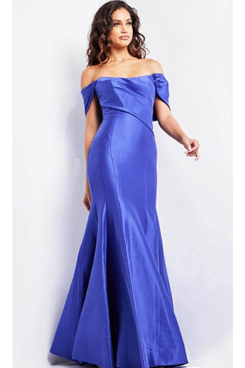 Jovani 24283 - Off-Shoulder Mermaid Dress - Prom