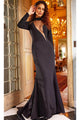 Jovani 24296 - Trumpet Evening Dress with High Neck - Prom