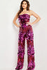 Jovani 24527 Off-Shoulder Beaded Pantsuit. - Prom