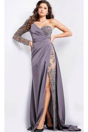 Jovani 24593 - Beaded Sweetheart Neck Dress