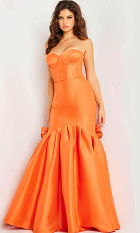 Jovani 24613 - Strapless Corset-Style Prom Gown