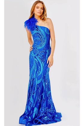 Jovani 24641 - Bow Accented Evening Dress