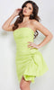 Jovani 24648 - Stylish Side Ruffle Ruched Cocktail Dress - Prom