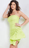 Jovani 24648 - Stylish Side Ruffle Ruched Cocktail Dress - Prom