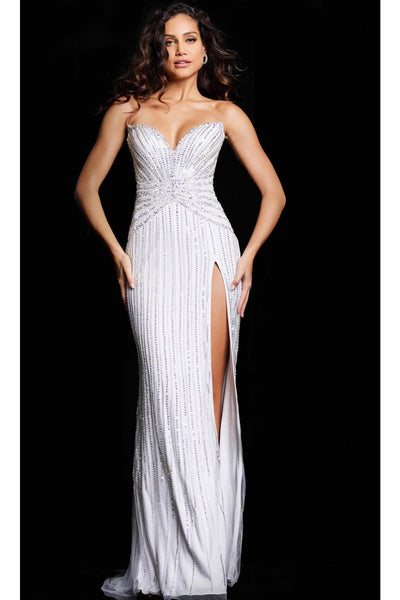 Jovani 24654 - Stunning Beaded Sheath Prom Dress - Prom