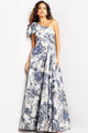 Jovani 25663 - One -Sleeve A-line Dress - Prom
