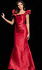 Jovani 25675 - Elegant Ruffled Draped Trumpet Evening Gown - Prom