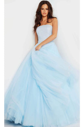 Jovani 25991 - Straight Across Ballgown