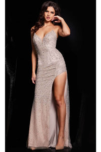 Jovani 26002 - Embellished Sheath Prom Dress - Prom