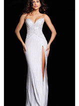 Jovani 26017 - Corset Bodice A-line Train Dress