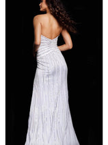 Jovani 26017 - Corset Bodice A-line Train Dress