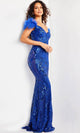 Jovani 26041- dress featuring eye-catching feathered - Prom