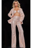 Jovani 26042 Striking Exposed Midriff Pantsuit - Prom