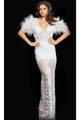 Jovani 26057 - Elegant Short Sleeve Dress - Prom
