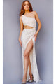 Jovani 26058 - Beaded Illusion Prom Gown - Prom