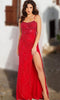 Jovani - 26084 Long Dress with Beaded Bodice - Prom