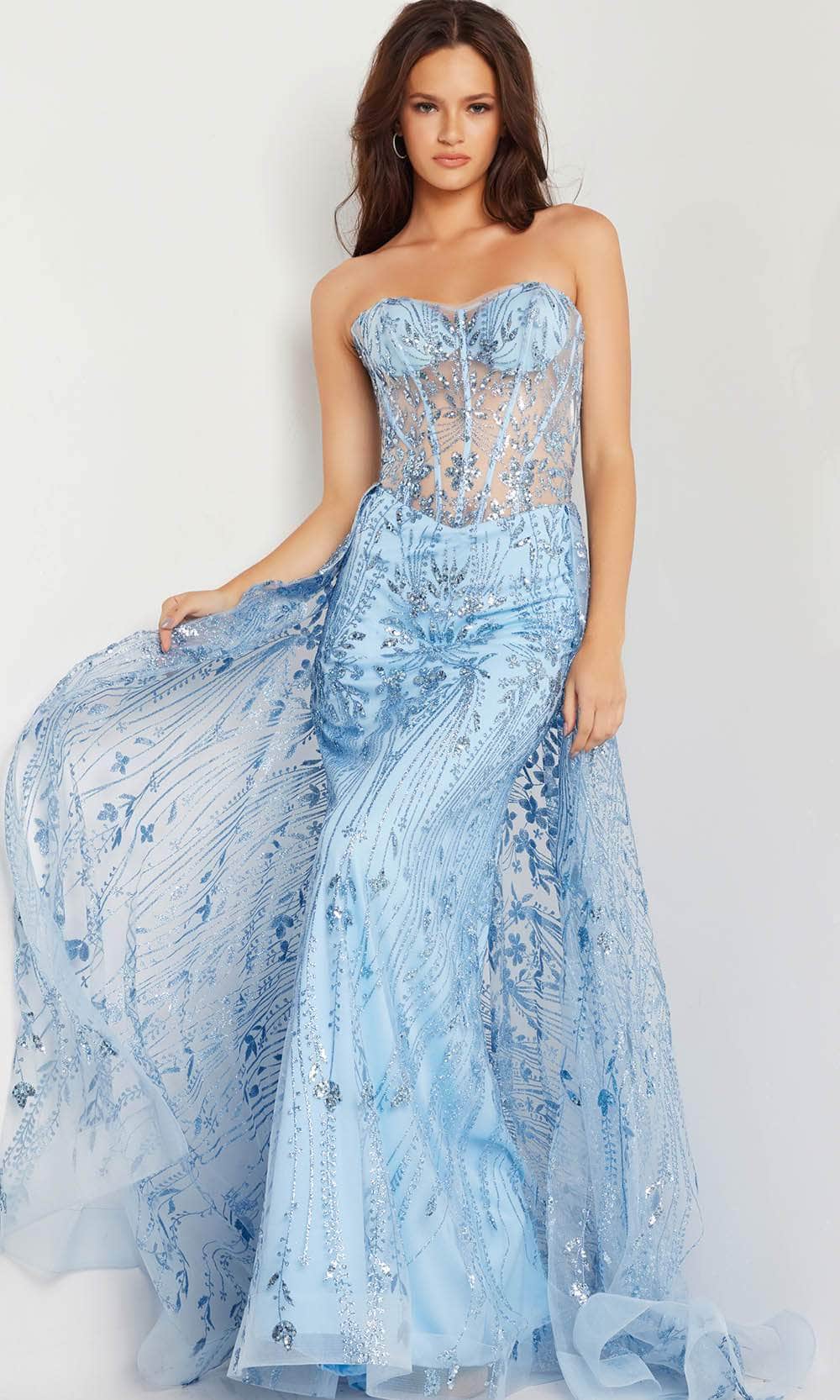 Jovani 26113 - Strapless Corset Prom Gown - Prom