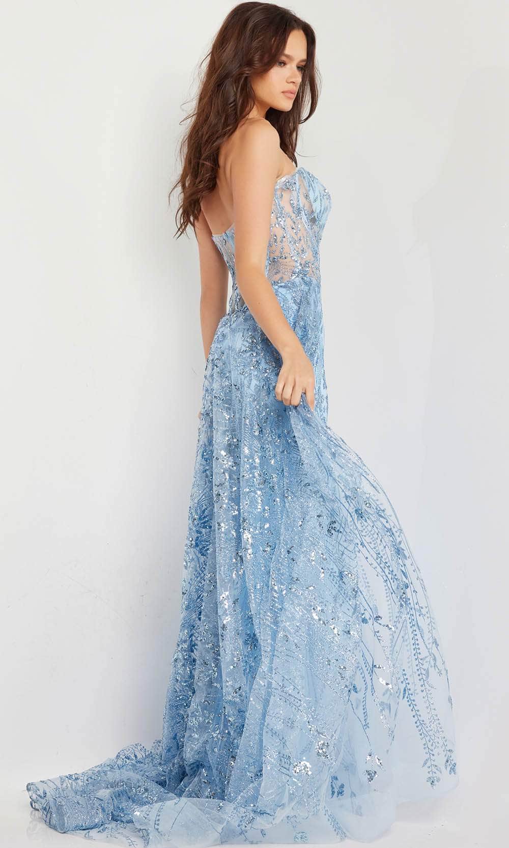 Jovani 26113 - Strapless Corset Prom Gown - Prom