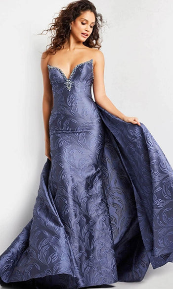Jovani 26115 - Enchanting Backless Evening Gown - Prom
