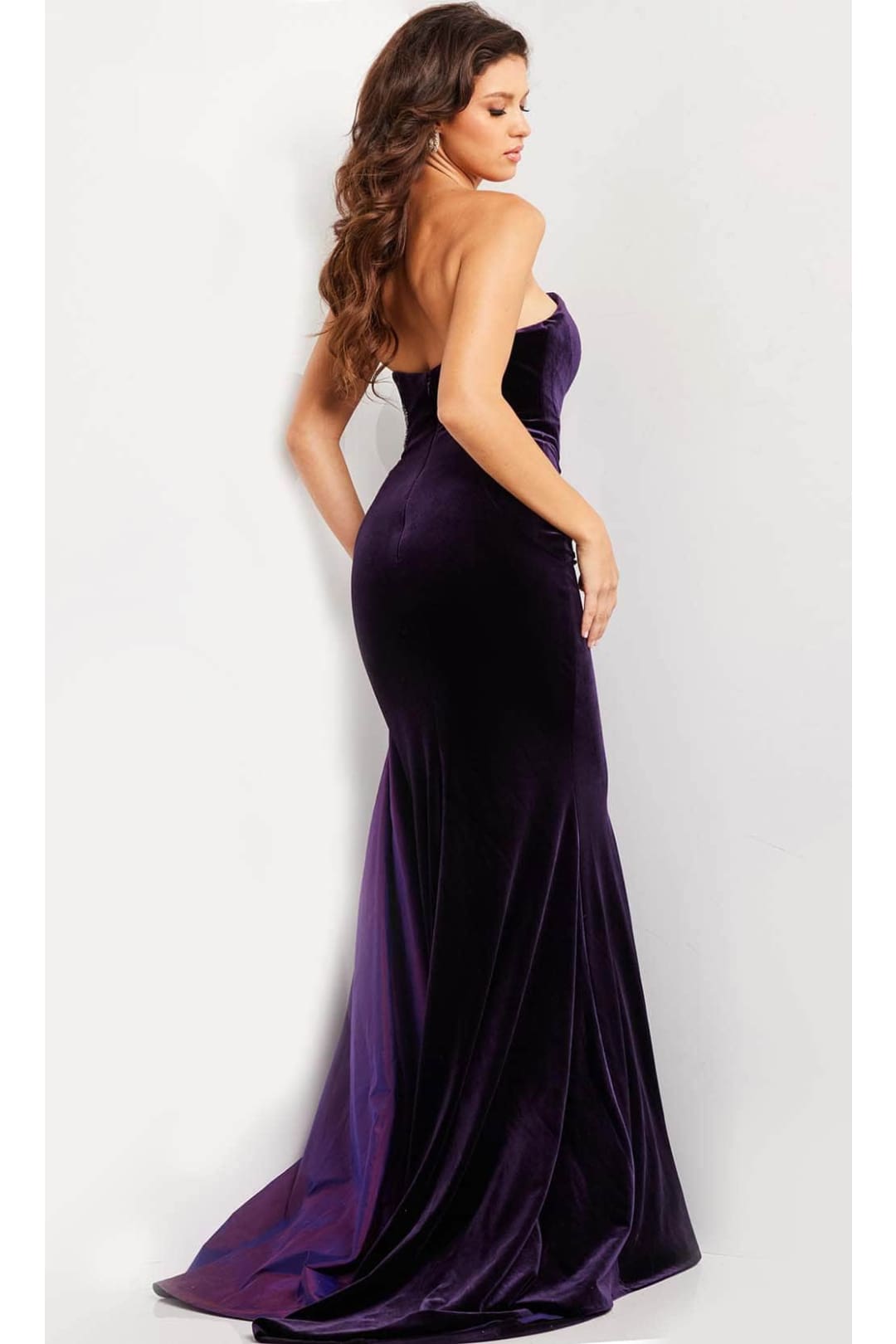 Jovani 26116 - Velvet Mermaid Prom Dress - Prom
