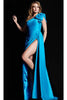 Jovani 26146 - Bow Accented One-Shoulder Prom Gown - Prom