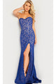 Jovani 26160 - Sheath Asymmetric Tulip Hem Dress - Prom