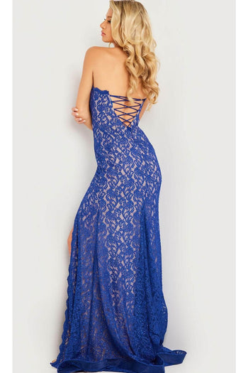 Jovani 26160 - Sheath Asymmetric Tulip Hem Dress - Prom