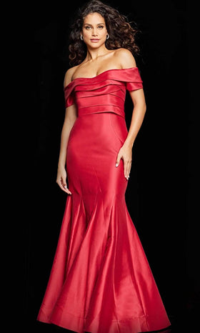 Jovani 26187 - Stunning Off-Shoulder Evening Gown
