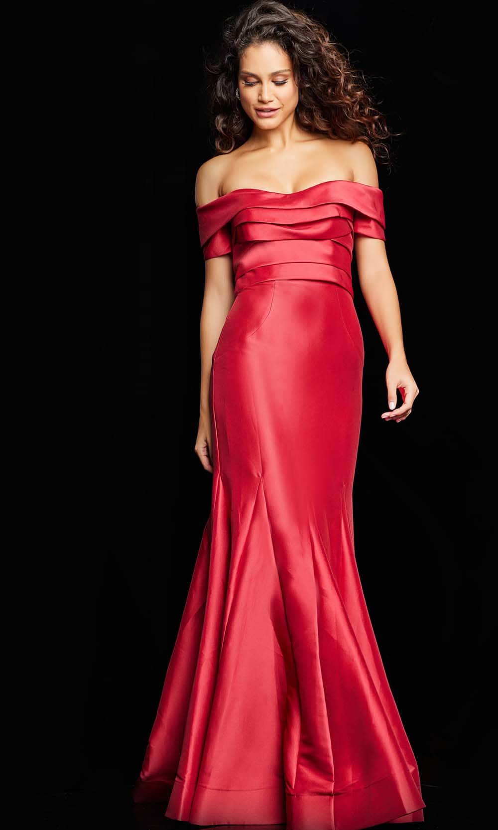 Jovani 26187 - Stunning Off-Shoulder Evening Gown - Prom
