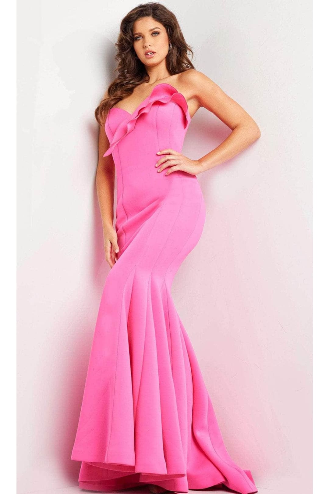 Jovani 26200 - Stunning Sweetheart Evening Dress with Ruffles - Prom