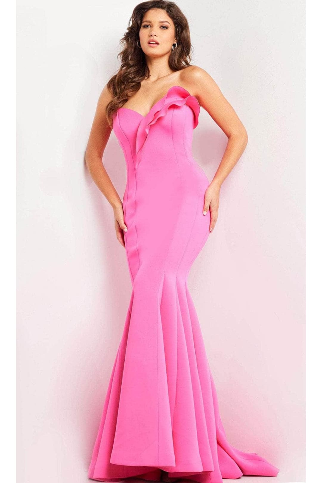 Jovani 26200 - Stunning Sweetheart Evening Dress with Ruffles - Prom