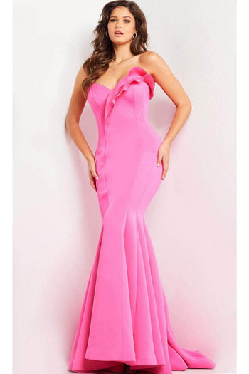 Jovani 26200 - Stunning Sweetheart Evening Dress with Ruffles - Prom