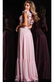 Jovani 26248 - Floral Accent A-Line Prom Dress - Prom