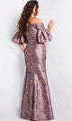 Jovani 26258 - Elegant Bell Sleeve Ruched Evening Gown - Prom