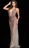 Jovani 26268 - Plunging Illusion Evening Dress - Prom