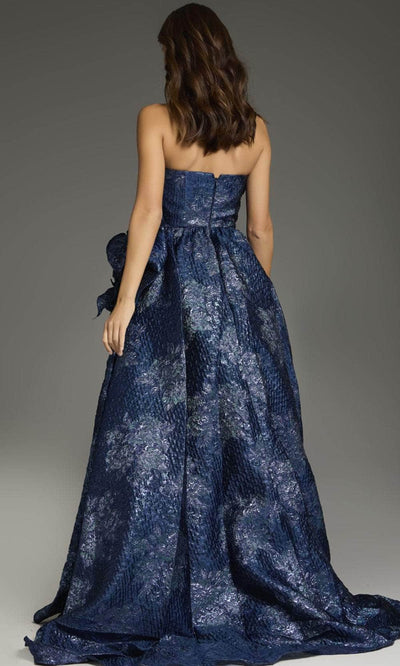 Dramatic Ruffle Strapless Prom Gown by Jovani