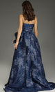 Dramatic Ruffle Strapless Prom Gown by Jovani