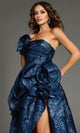 Dramatic Ruffle Strapless Prom Gown by Jovani