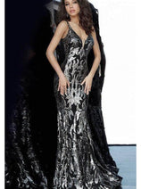 Sequin Embellished Prom Dress by Jovani 3263