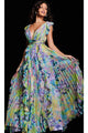 Jovani 34412 Stunning Floral Print Long Dress - Prom