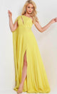 Jovani 36462 - Asymmetrical Cutout Prom Gown - Prom