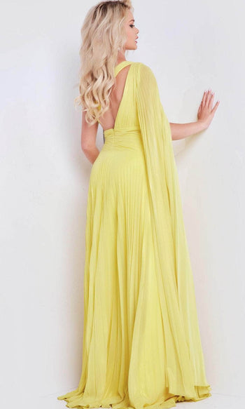 Jovani 36462 - Asymmetrical Cutout Prom Gown - Prom
