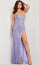 Jovani 36537 - Stunning V-Neck Prom Gown - Prom