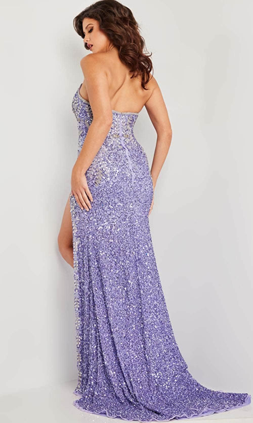 Jovani 36537 - Stunning V-Neck Prom Gown - Prom