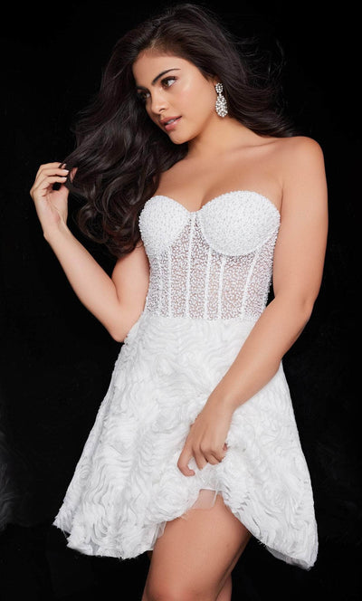 Jovani 36578 - Elegant Corset A-Line Homecoming Dress - Prom