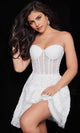 Jovani 36578 - Elegant Corset A-Line Homecoming Dress - Prom
